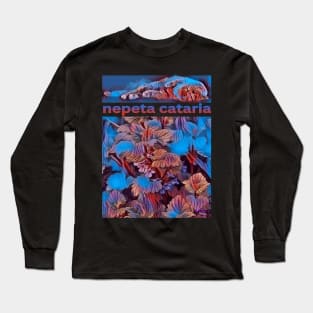 Cats on Catnip-psychedelic Long Sleeve T-Shirt